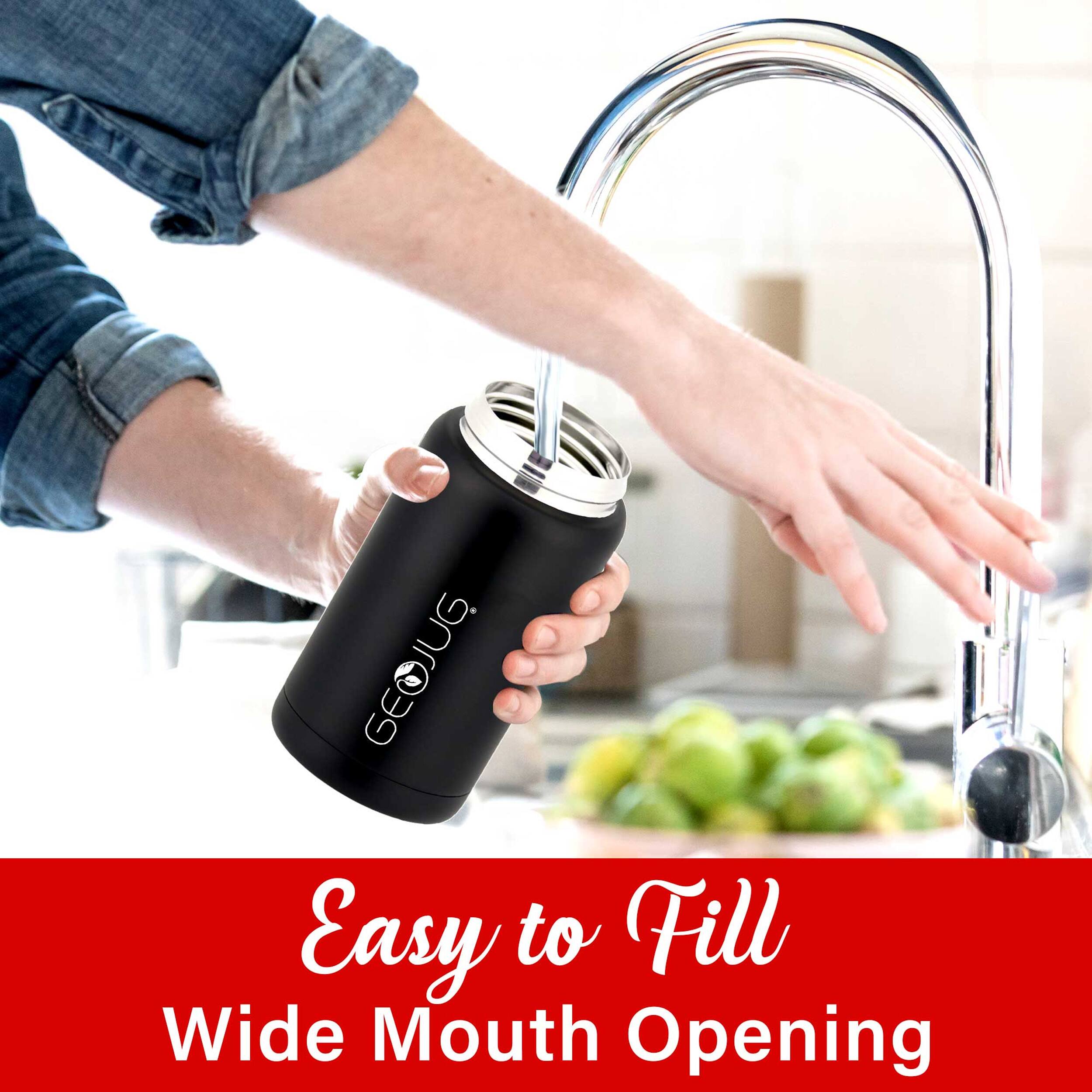 Easy to Fill Wide Mouth Opening