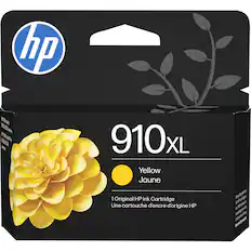 hp 910xl Yellow Jaune 1 Original HP Ink Cartridge Une cartouche d'encre d'origine HP
