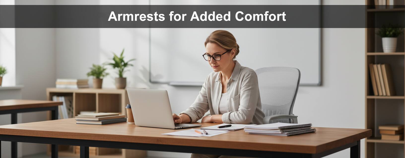 Armrests for Added Comfort