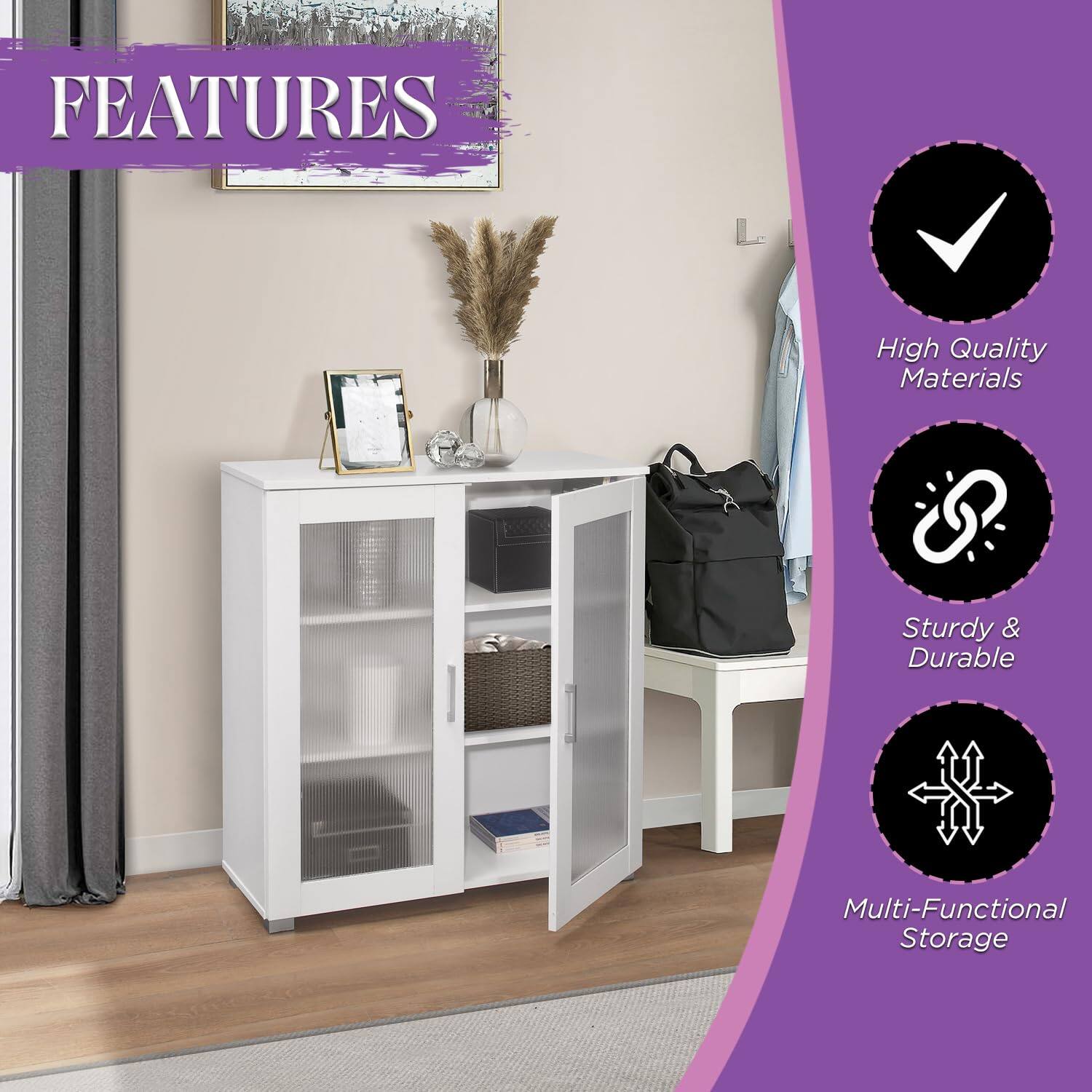 FEATURES

- High Quality Materials
- Sturdy & Durable
- Multi-Functional Storage