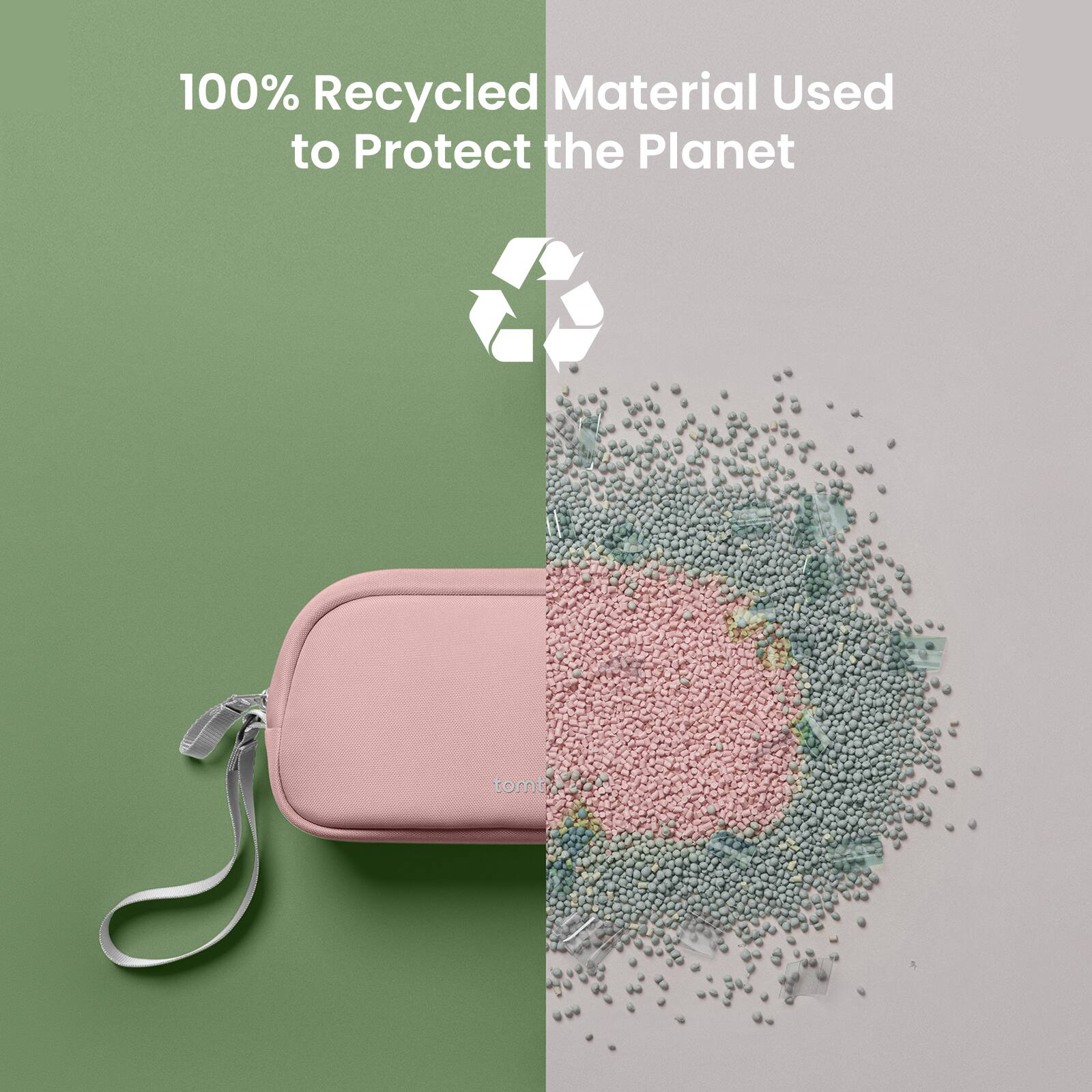 100% Recycled Material Used to Protect the Planet.