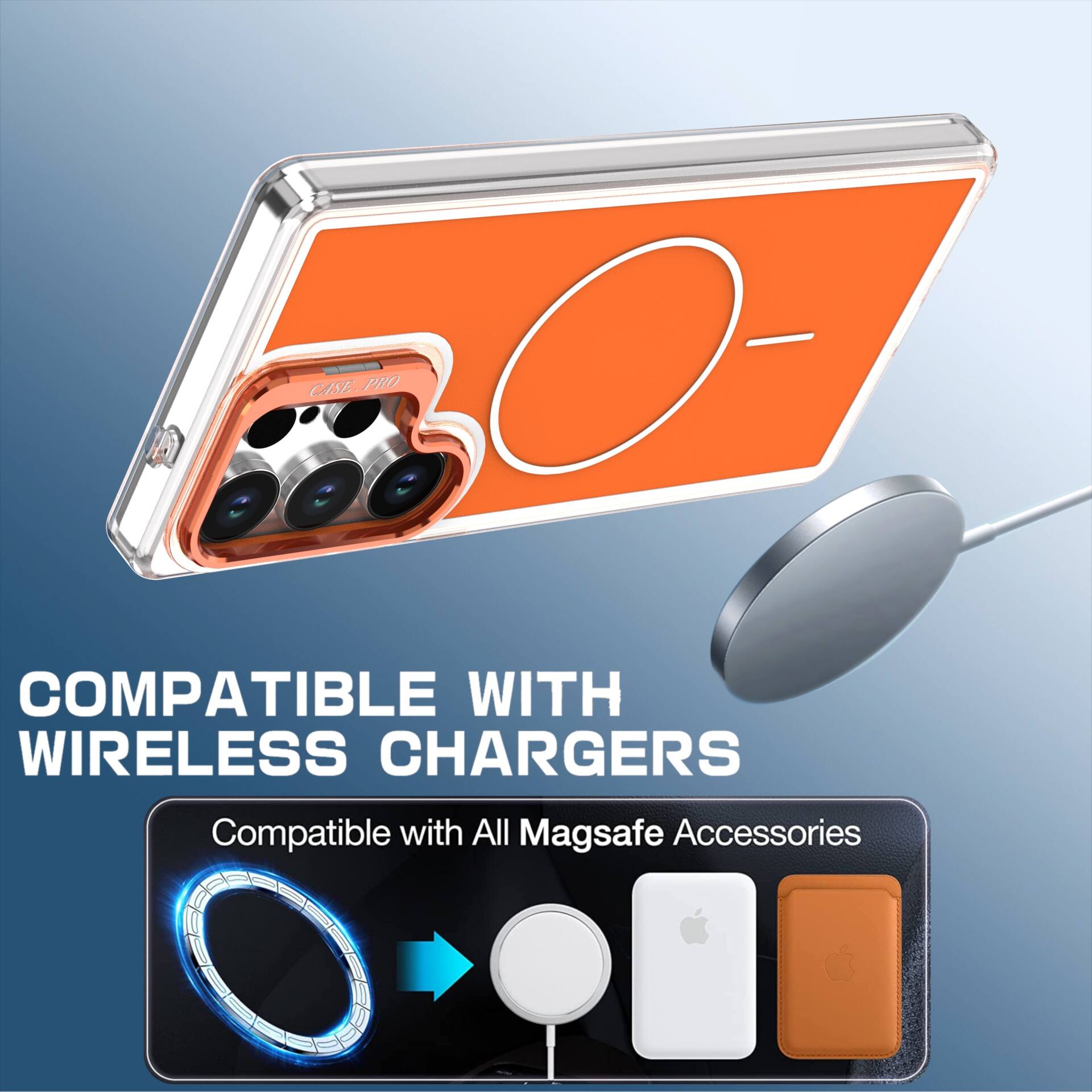 CASE PRO COMPATIBLE WITH WIRELESS CHARGERS Compatible with All Magsafe Accessories