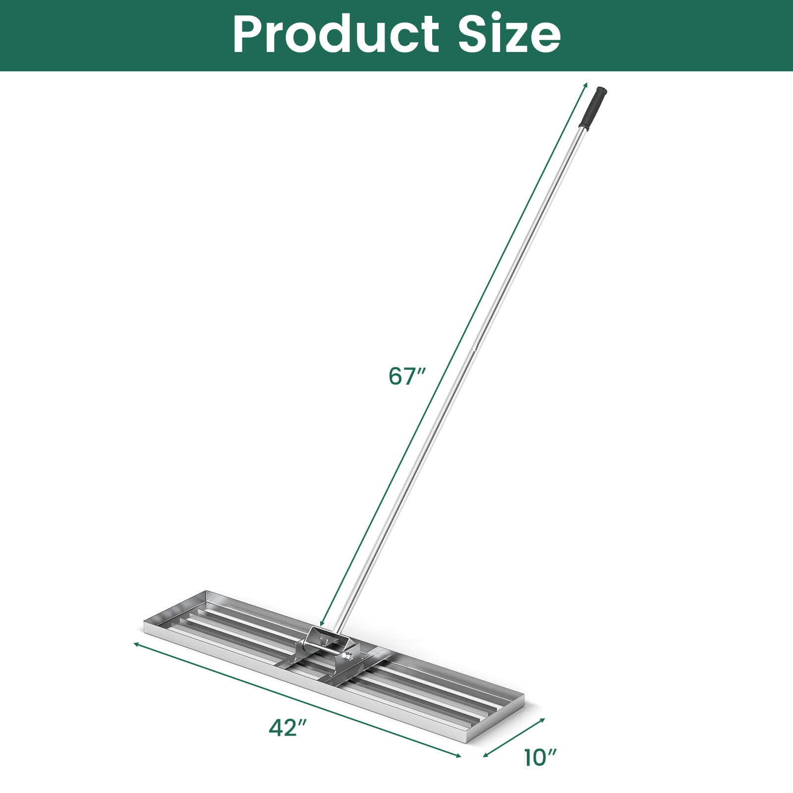Product Size

67" 42" 10"