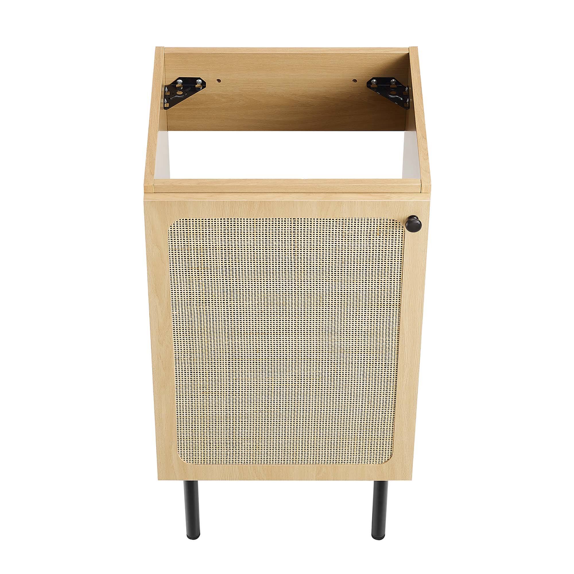Alt View 8. Modway - Chaucer Bathroom Vanity with White Basin Included by Modway - Oak White.