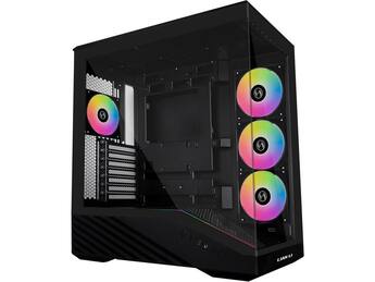 Lian Li V100 ATX Mid Tower Case, 4x 120mm ARGB Fans, RGB Strip Lian Li V100 ATX Mid Tower Case, 4x 120mm ARGB Fans, RGB Strip