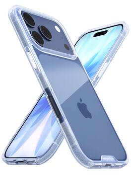 Smartish - iPhone 17 Pro Clear Case - Gripmunk Protective Slim Grip Anti-Yellowing Cover - Clearly Clear