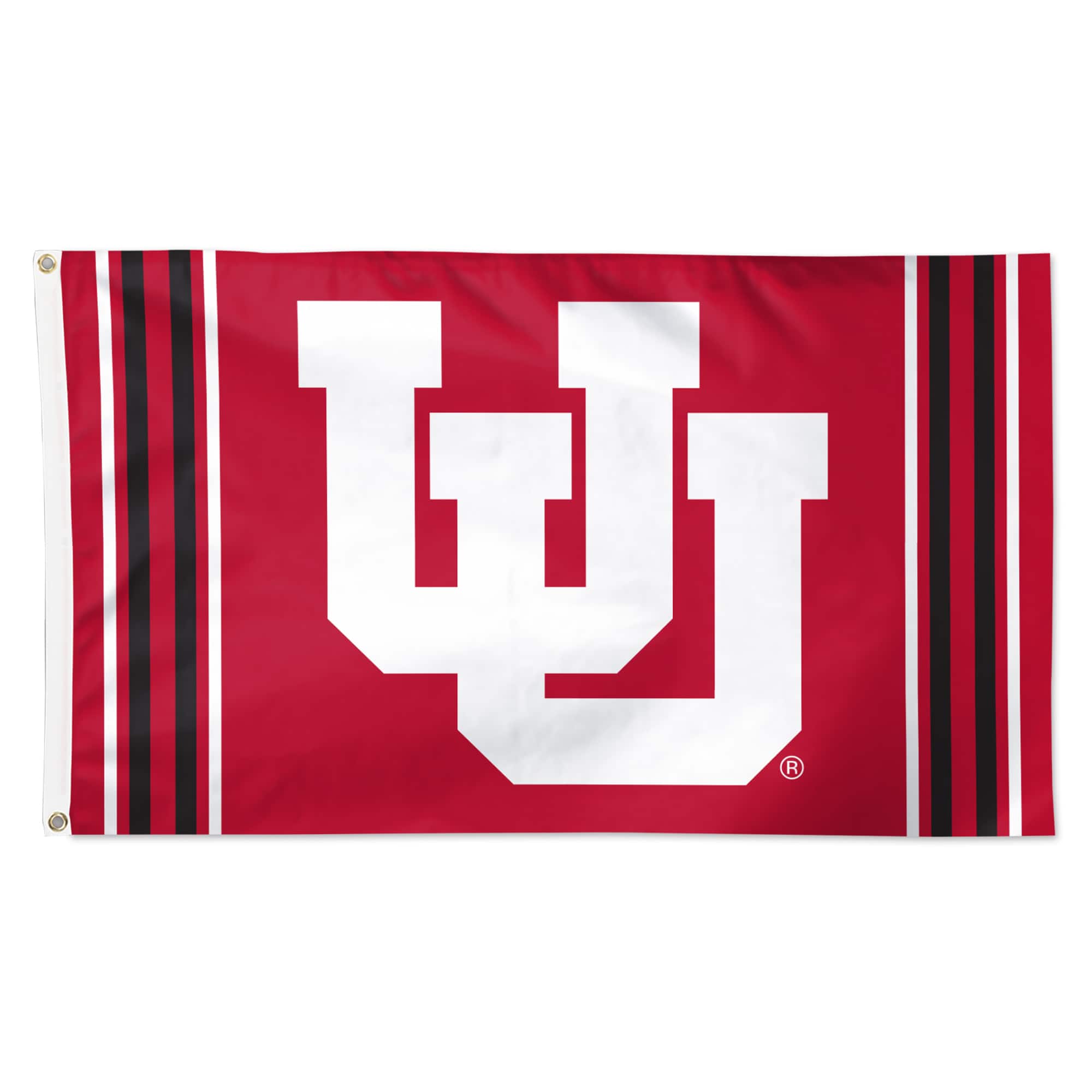 WinCraft - Utah Utes 3' x 5' Vertical Stripe Deluxe Single-Sided Flag - Multicolor