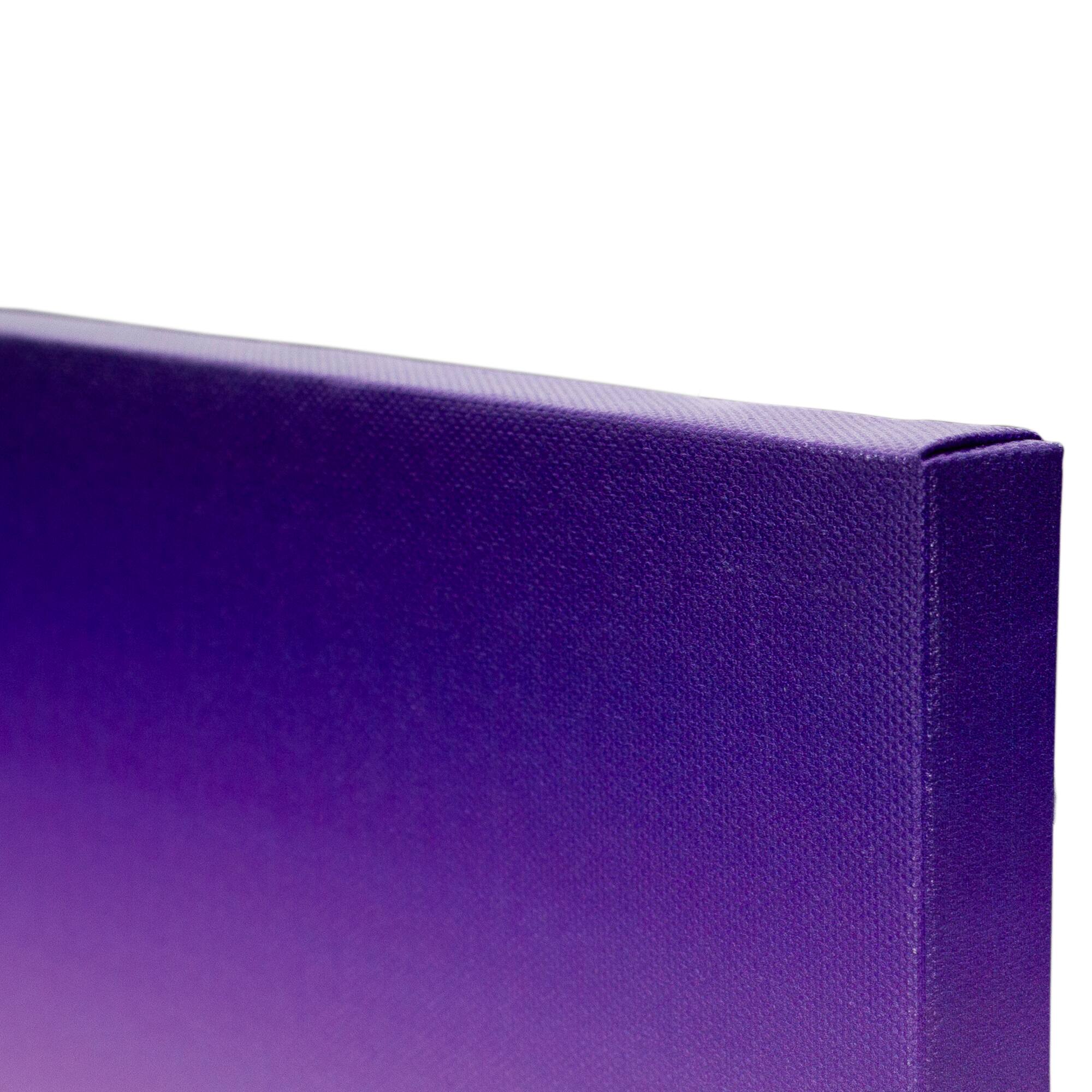 Alt View 4. Northlight - LED Lighted Famous San Francisco Oakland Bay Bridge Canvas Wall Art 23.5" - Purple.