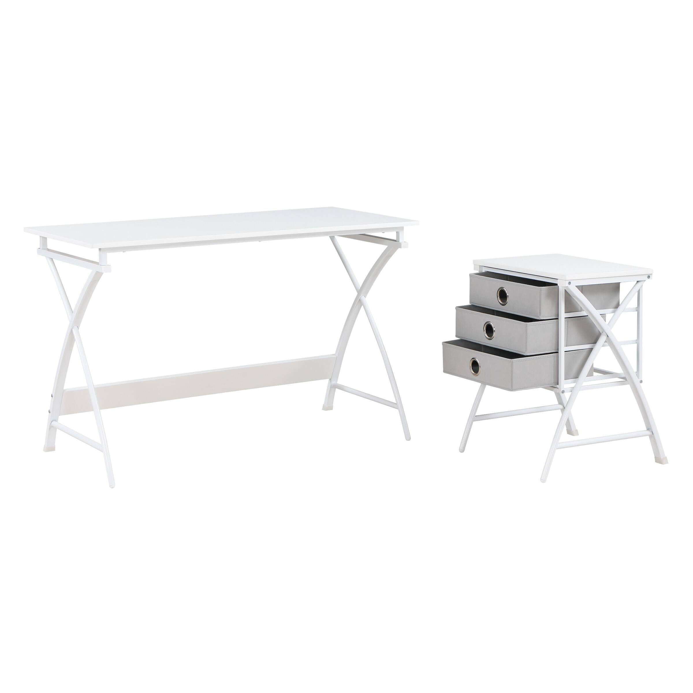 Alt View 13. OSP Home Furnishings - Olympic 48" Desk - White.