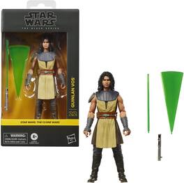 Hasbro - Star Wars: The Clone Wars - Black Series - Quinlan Vos Action Figure - COLLECTIBLES - Multicolor