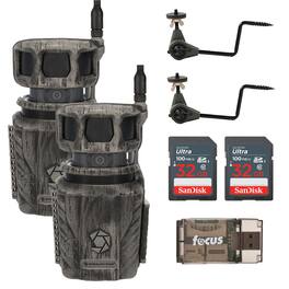 Stealth Cam - Revolver 36MP 360 Degree Cellular Trail CameraBundle