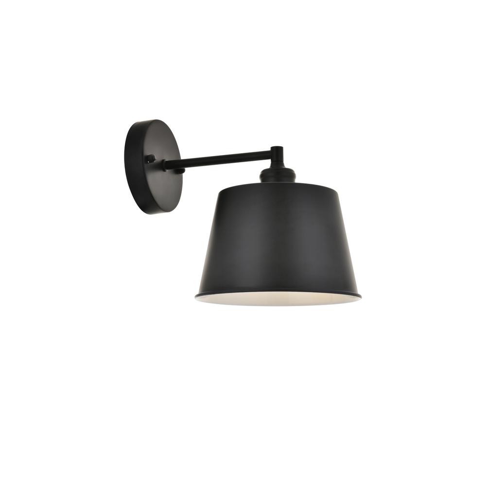Alt View 6. Living District - Nota 1 light black Wall Sconce - Black.