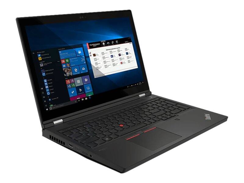 Alt View 1. Lenovo - ThinkPad P15 15.6" FHD IPS Intel Core i7-11850H 2.5 GHz 32GB DDR4 1TB SSD NVIDIA T1200 Windows 11 Pro Laptop - Black.