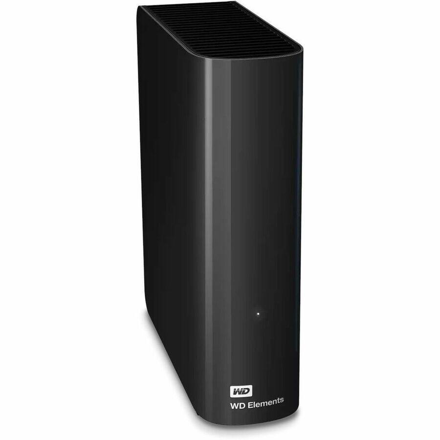 Alt View 2. Western Digital - WD Elements WDBWLG0260HBK-NESN 26 TB Desktop Hard Drive - External - Black - USB 3.2 (Gen 1) Micro-B - Black.