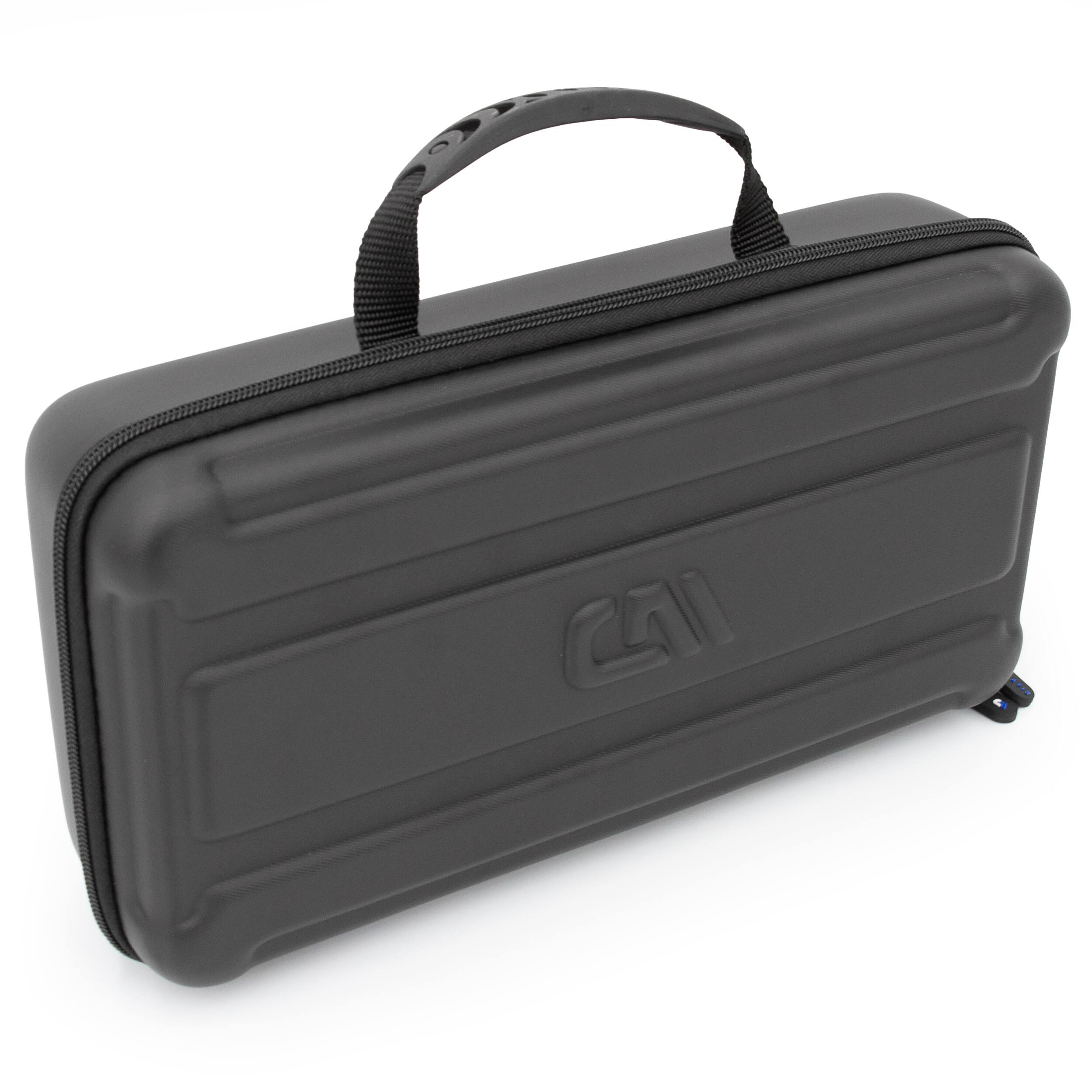 Alt View 2. CASEMATIX - Carry Case Fits Audio Technica Turntable AT-SB727 Sound Burger Record Player Portable Turntable.
