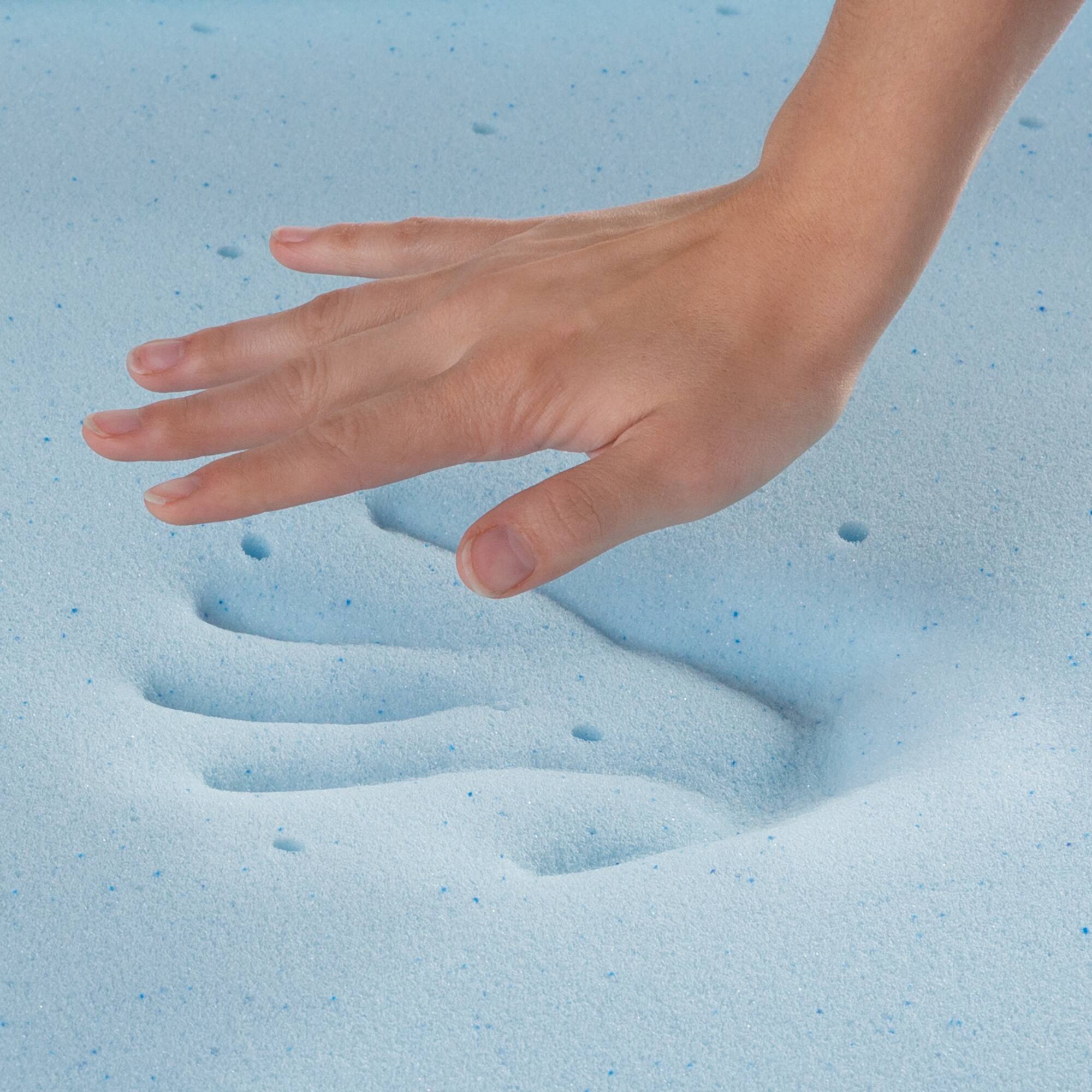 Alt View 14. Brookside - 4" Twin XL Down Alternative Mattress Topper - White.