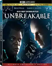 Front. Unbreakable - 4K Blu-Ray.