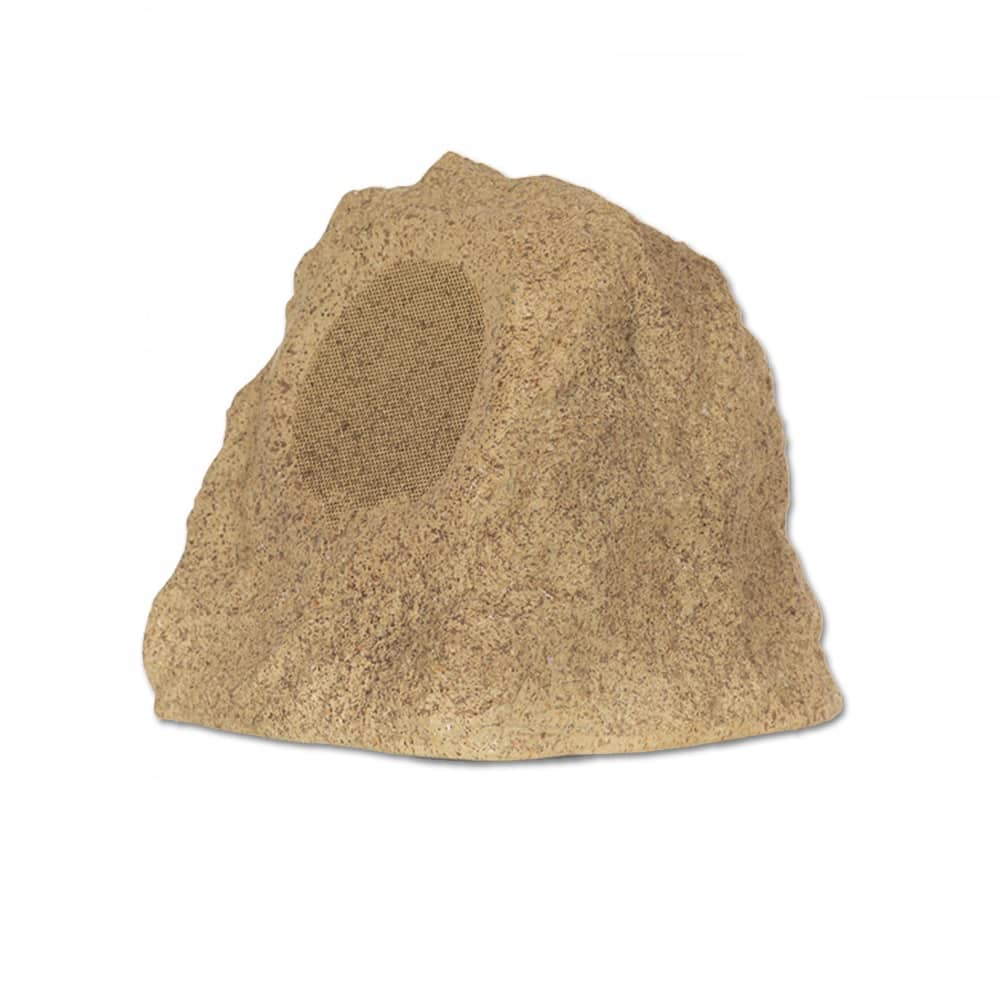 Theater Solutions by Goldwood - B42S Fully Wireless Rechargeable Battery Bluetooth Outdoor Rock Speaker - Sandstone