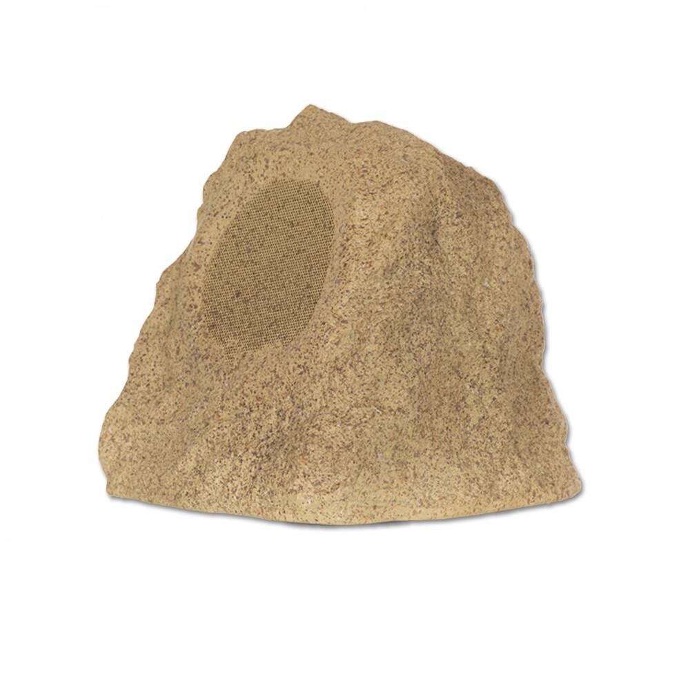 Theater Solutions by Goldwood - B42S Fully Wireless Rechargeable Battery Bluetooth Outdoor Rock Speaker - Sandstone