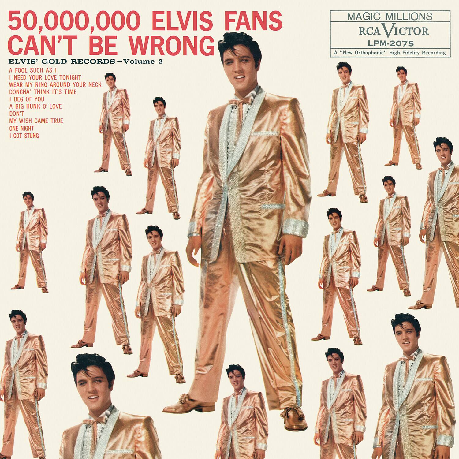 Elvis Presley - 50,000,000 Elvis Fans Can't Be Wrong: Elvis' Gold Records Volume 2   - VINYL LP