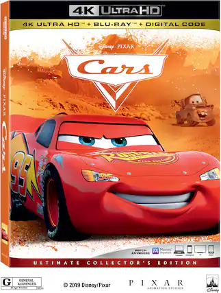 Front. Cars - 4K Blu-Ray.