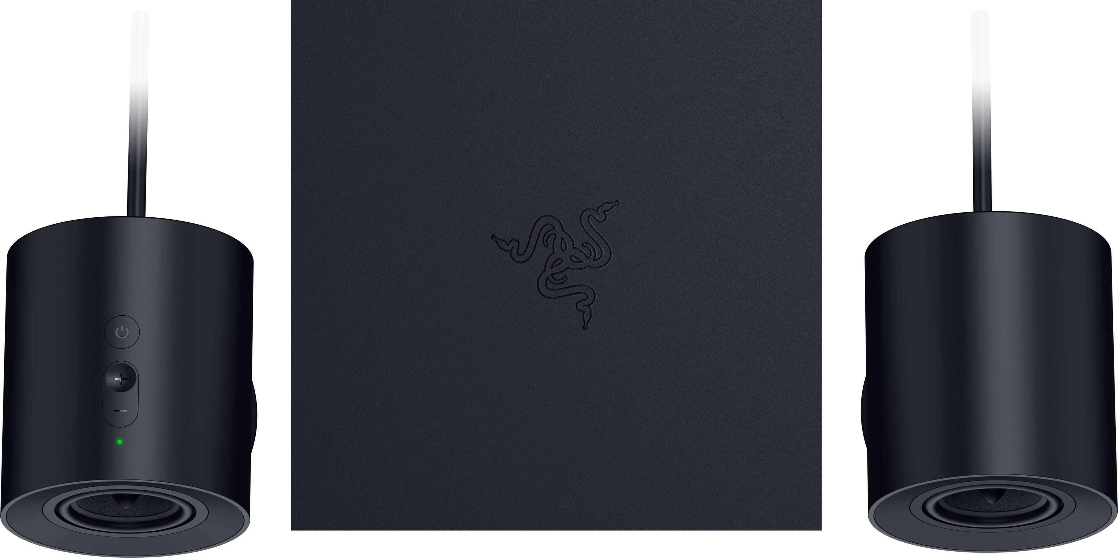 Alt View 20. Razer - Nommo V2 Full-Range 2.1 Bluetooth PC Gaming Speakers with Wired Subwoofer (3 Piece) - Black.