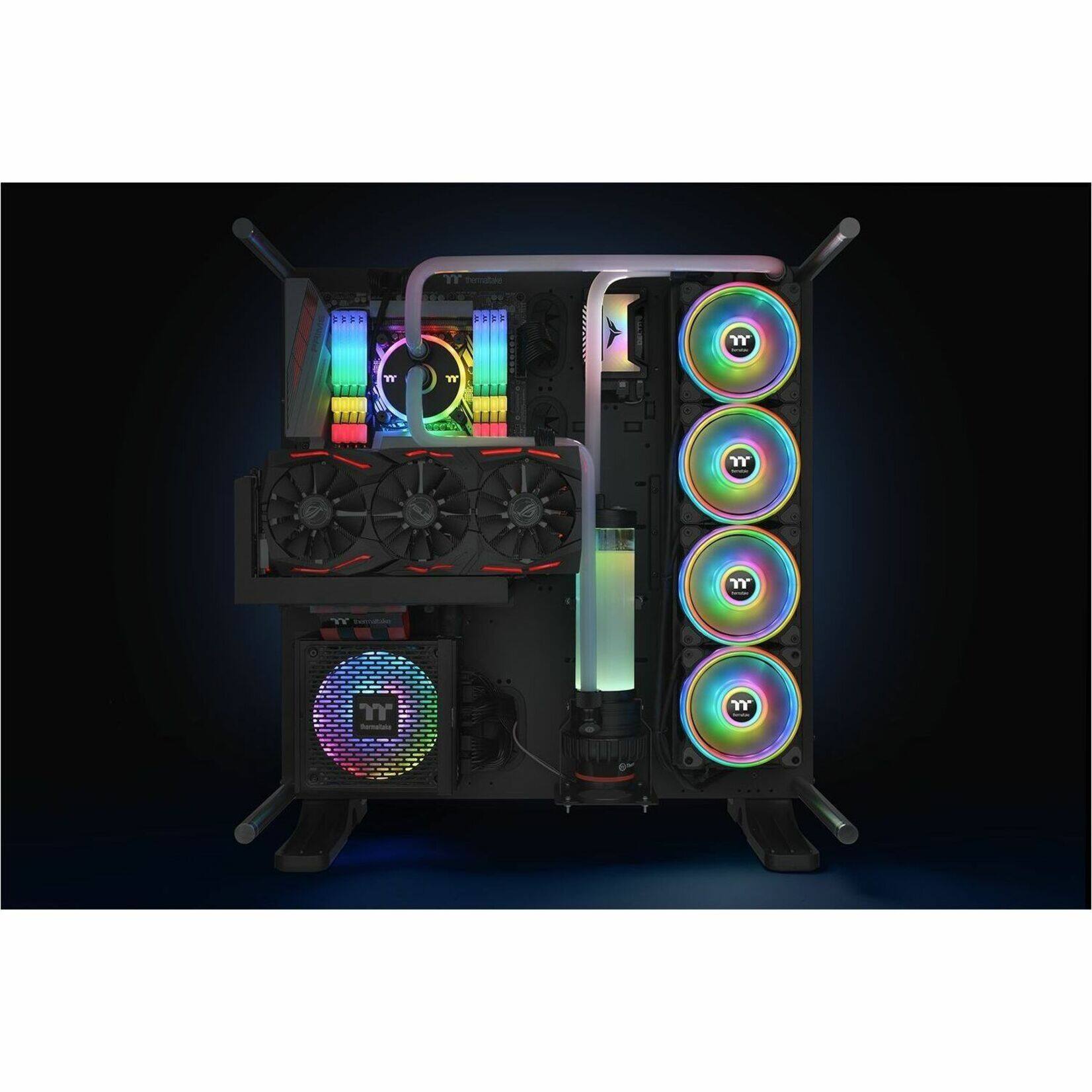 Alt View 27. Thermaltake - Riing Quad Cooling Fan - Black.