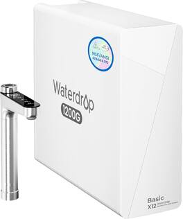 Waterdrop - X12-Basic Tankless RO Water Filter - White