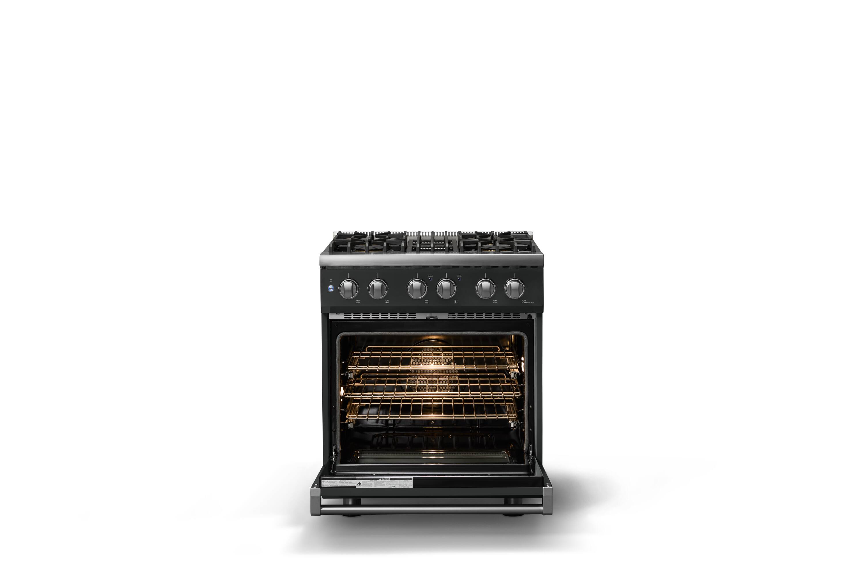 Alt View 2. Viking - 30 in. Wide 4 Burner Pro 5 Series 4.7 Cu. Ft. Freestanding Sealed Dual Fuel Convection Range - Antique Bronze - Antique Bronze.