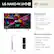 LG NANO 4K UHD AI Class (43.1" Diag) 43" 43NU700BPUC
Dimensions (Inches W x H x D)
- 37.7 x 22 x 2.7 (without stand)
- 37.7 x 24.6 x 9.9 (with adjustable stand)
- 32.5 (stand footprint)
What's in the box
- Standard Remote
- Remote Control
- Batteries
- Power Cable
- Quick Start Guide
- Stand