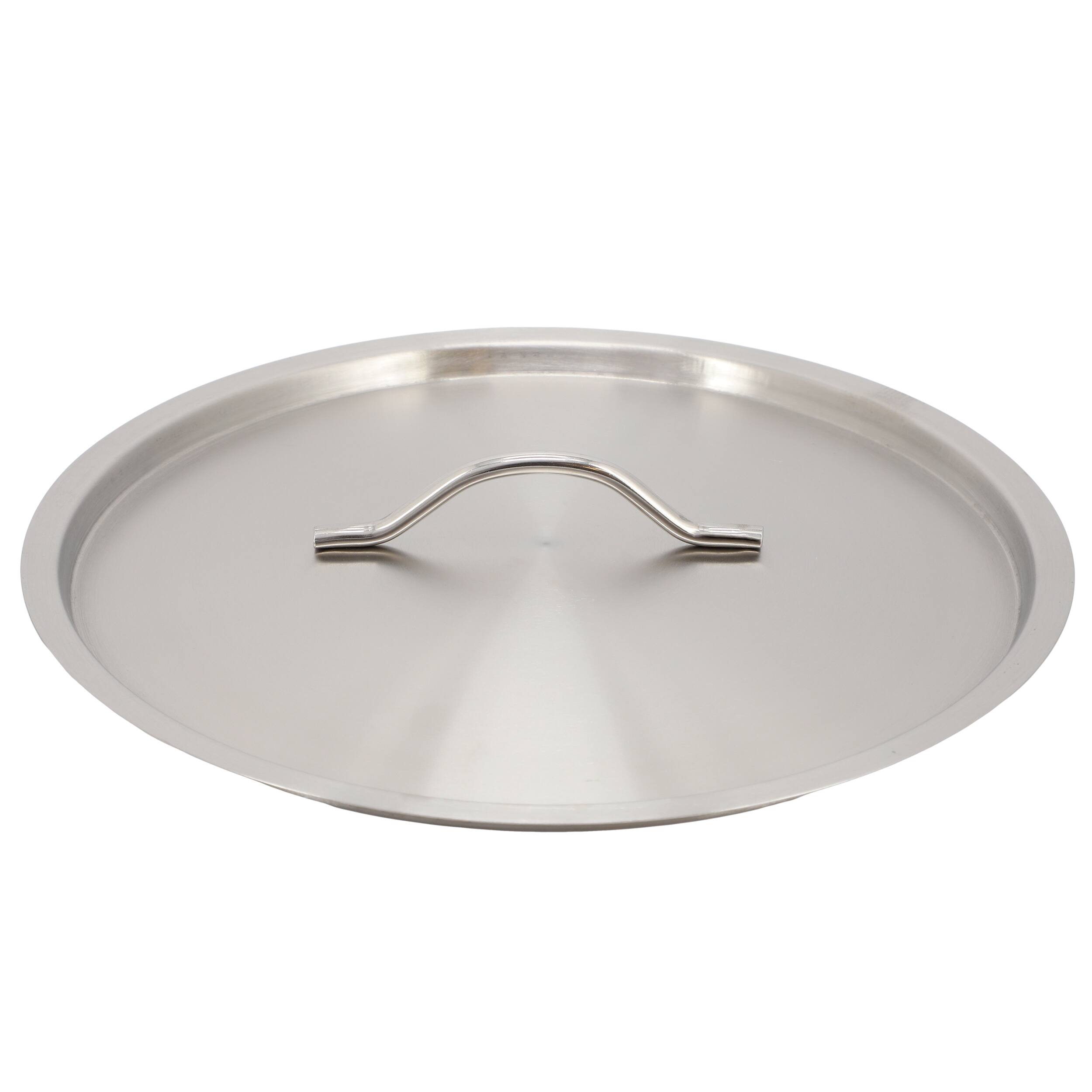 Alt View 4. MegaChef - MegaChef Professional Kitchen 52.8 Quart Round Stainless Steel Stock Pot with Lid - Silver.