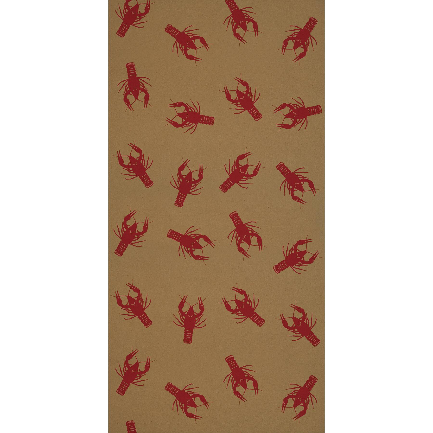 Front. Beistle - Crawfish Kraft Paper Table Roll - Multicolor.