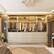 Front. Aheaplus - Set of 4 Heavy Duty 96" Walk-In Closet with 12 Wood Drawers, 4 Rods & 4 Shelves - White Oak.