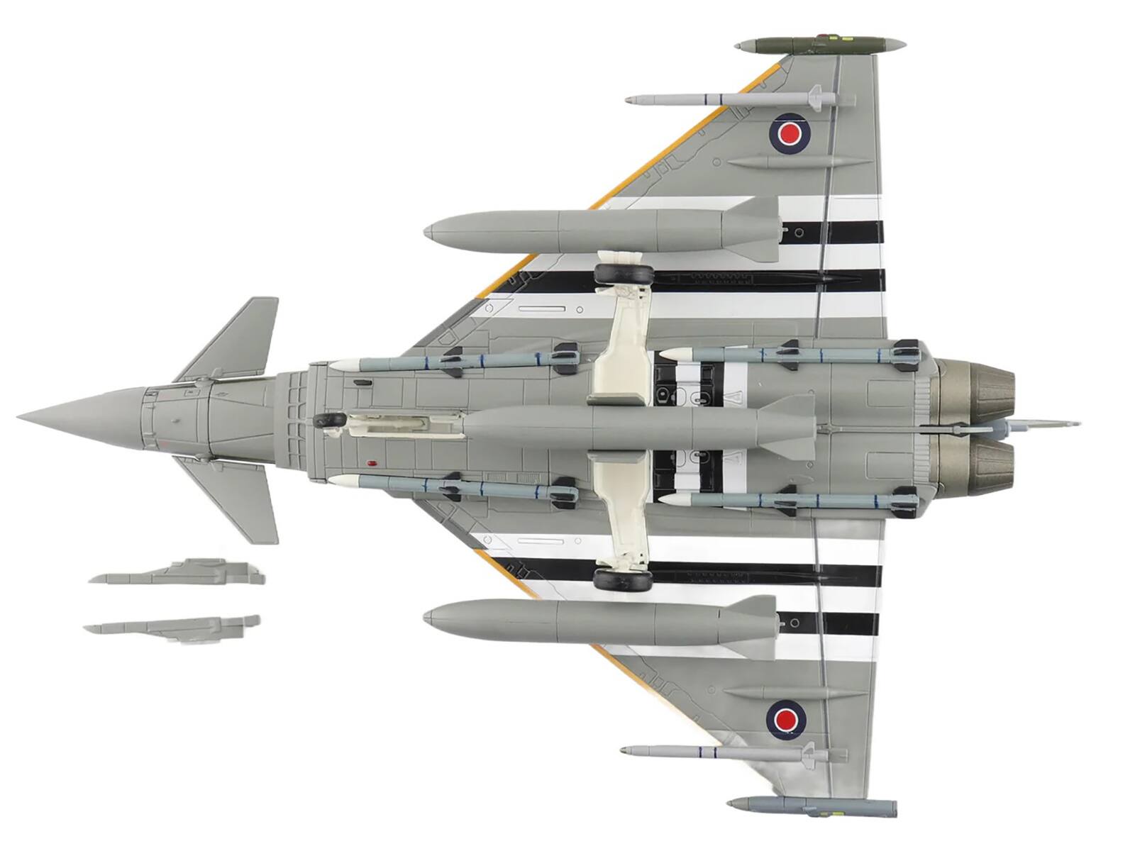 Alt View 1. Hobby Master - Eurofighter Typhoon FGR4 Fighter Aircraft "ZJ913 FM-G" (2024) British Royal Air Force "Air Power Series" 1/72 - Multicolor.