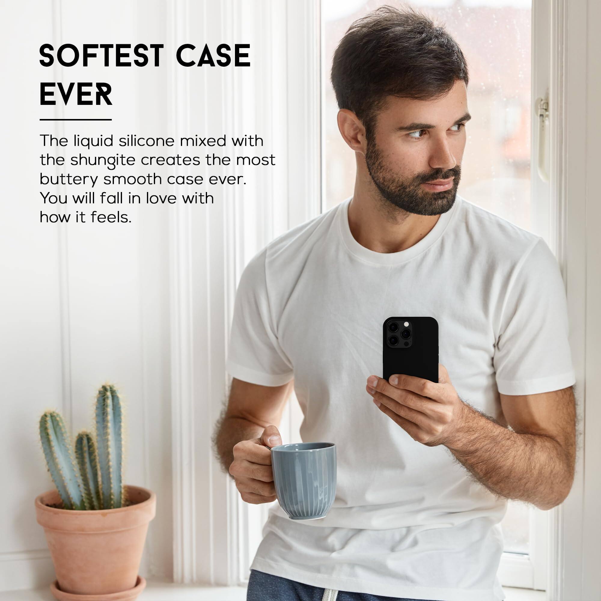 SOFTEST CASE EVER

The liquid silicone mixed with the shungite creates the most buttery smooth case ever. You will fall in love with how it feels.