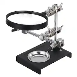 Unique Bargains - PCB Circuit Board Holder, 6"x6.3"x4" Multifunctional PCB Fixing Holder Repair Fixture Clamping Tool