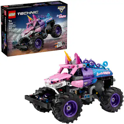 LEGO TECHNIC
7+
42220
Monster Jam™
Monster Truck™
Sparkle Smash™
243 pcs/pzs
PULL BACK
MONSTER JAM™
Sparkle Smash™