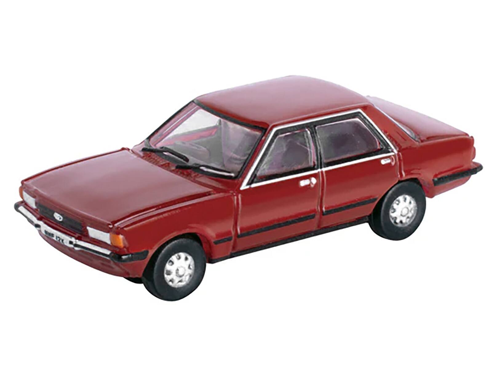 Alt View 1. Oxford Diecast - Ford Cortina MKV RHD (Right Hand Drive) Cardinal Red 1/148 (N) Scale Diecast Model Car by Oxford Diecast.