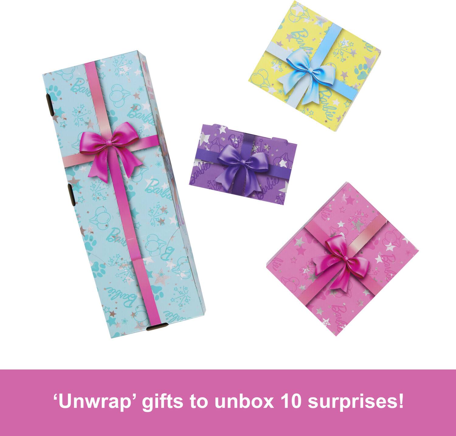 Barbie  
Barbie & C  
Barbie Sarbie  
Barbie 'Unwrap' gifts to unbox 10 surprises!