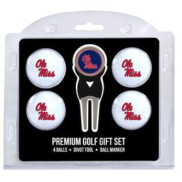 Team Golf - Ole Miss Rebels 4-Ball Gift Set - Multicolor