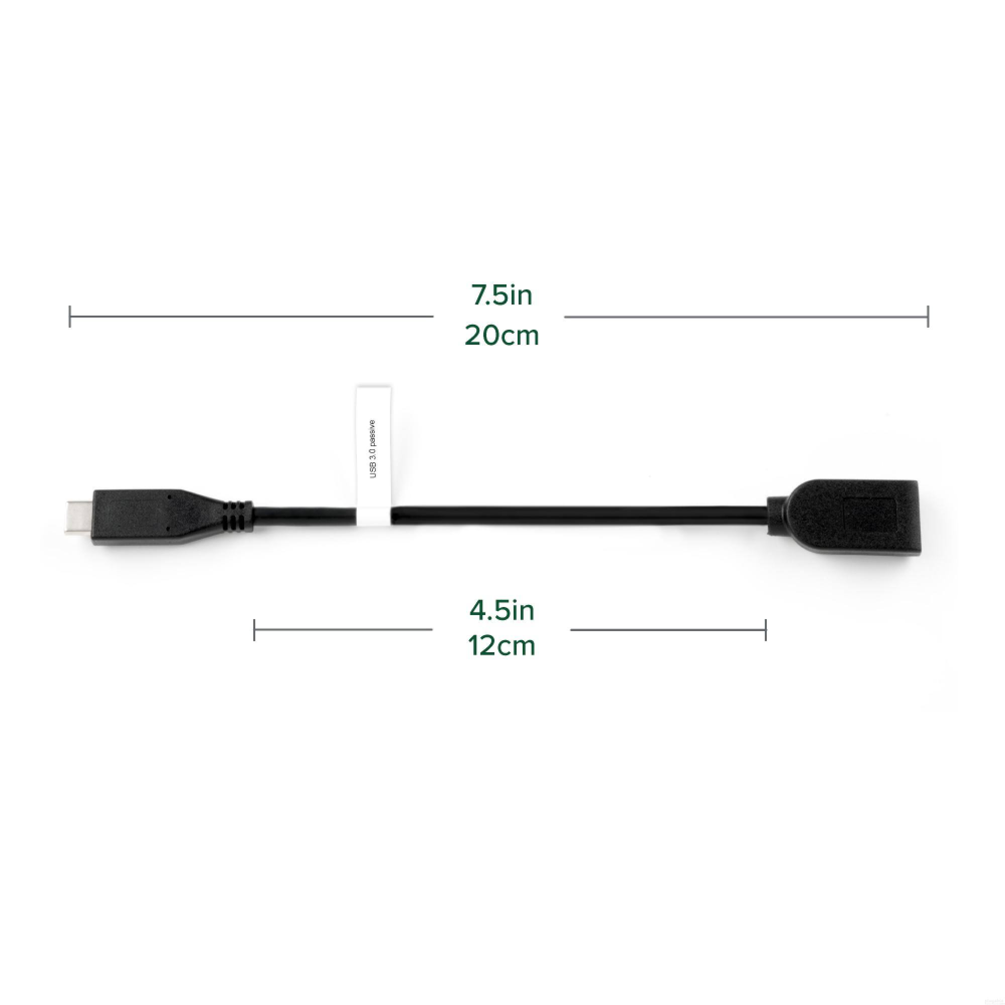 7.5in 20cm  
4.5in 12cm