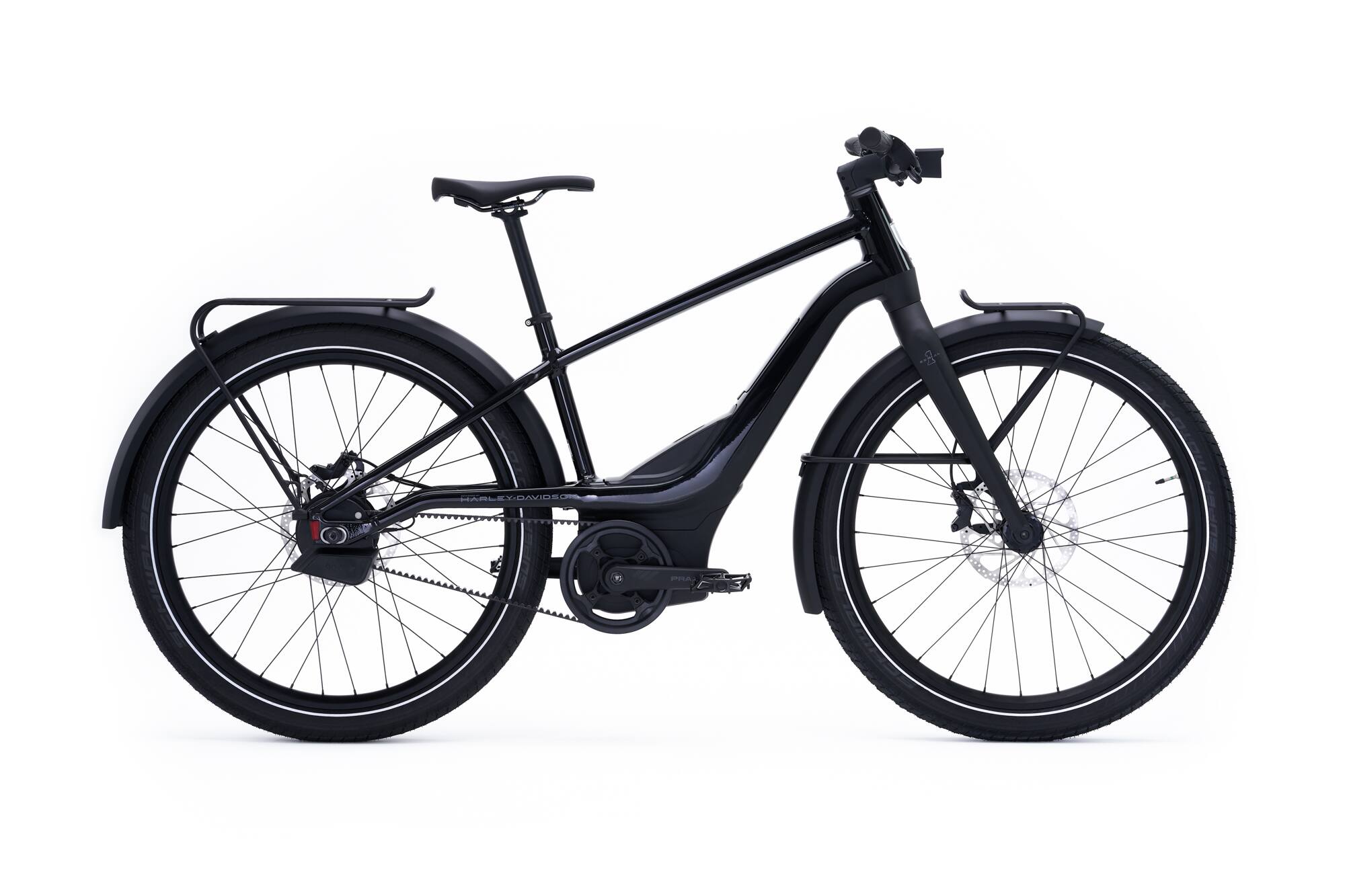 Front. Serial 1 - RUSH/CTY eBike, w/ up to 115mi Max Operating Range & 20mph Max Speed - Black.