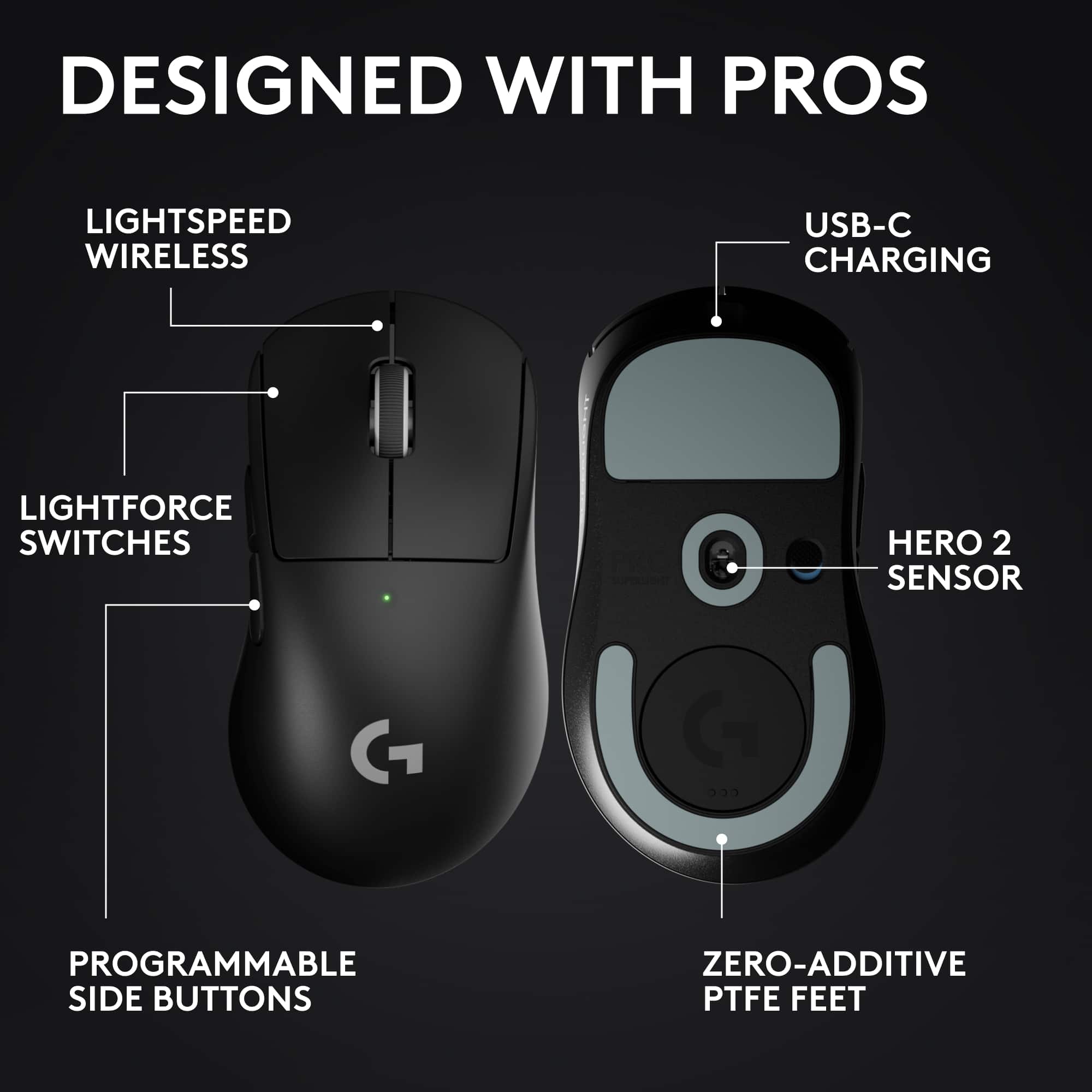 【新品未開封】 Logicool PRO X SUPERLIGHT 2 DEX PRO X SUPERLIGHT 2 DEX Wireless Gaming Mouse | Logitech G
