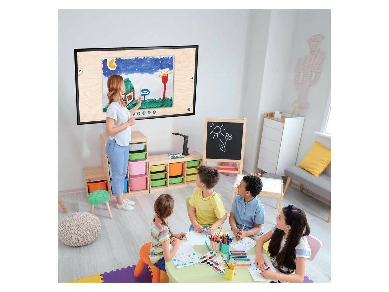 Alt View 1. Aver Information - AVerVision Mechanical Arm Wireless Document Camera - VISIM11WB - White.