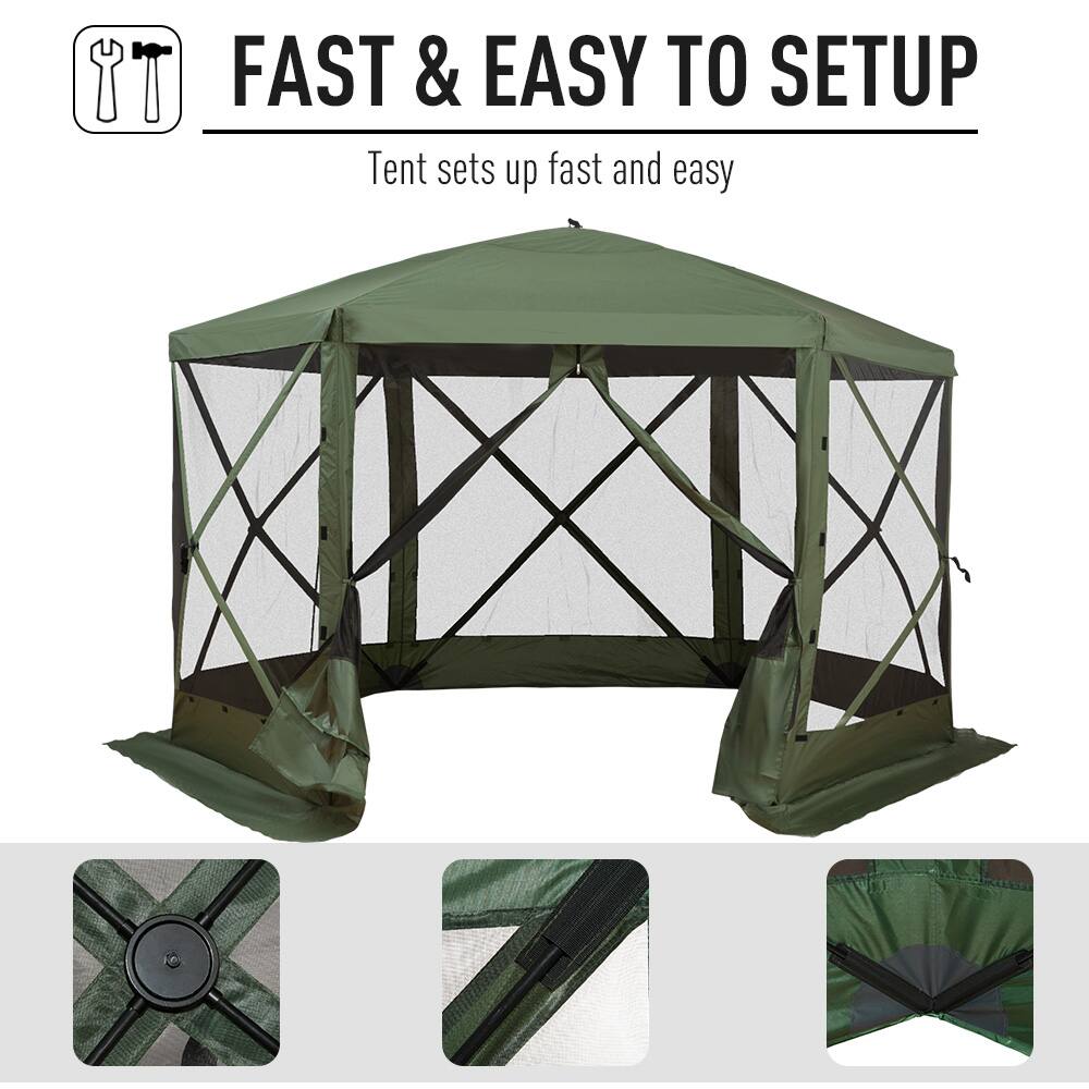 FAST & EASY TO SETUP
Tent sets up fast and easy