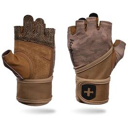 Harbinger - Men's Pro Wrist Wrap Gloves 3.0 - 2Xlarge - Tan Camo