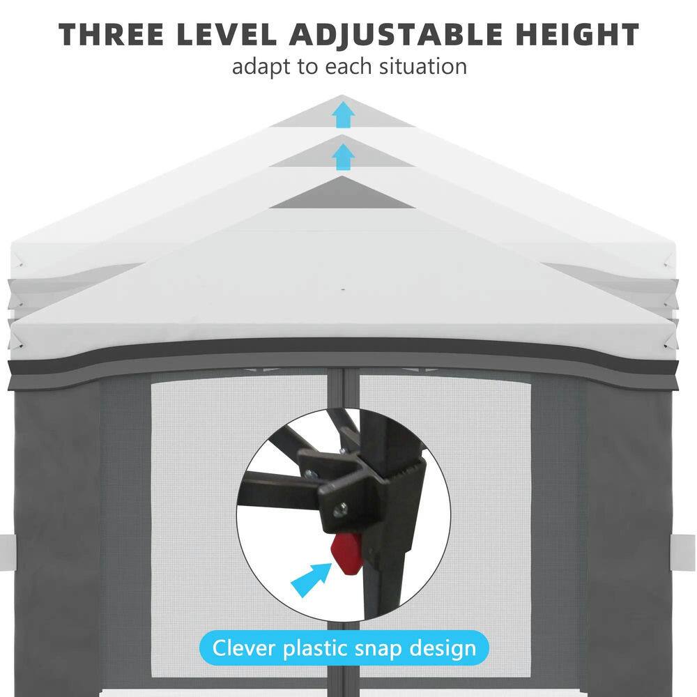 THREE LEVEL ADJUSTABLE HEIGHT  
adapt to each situation  

Clever plastic snap design