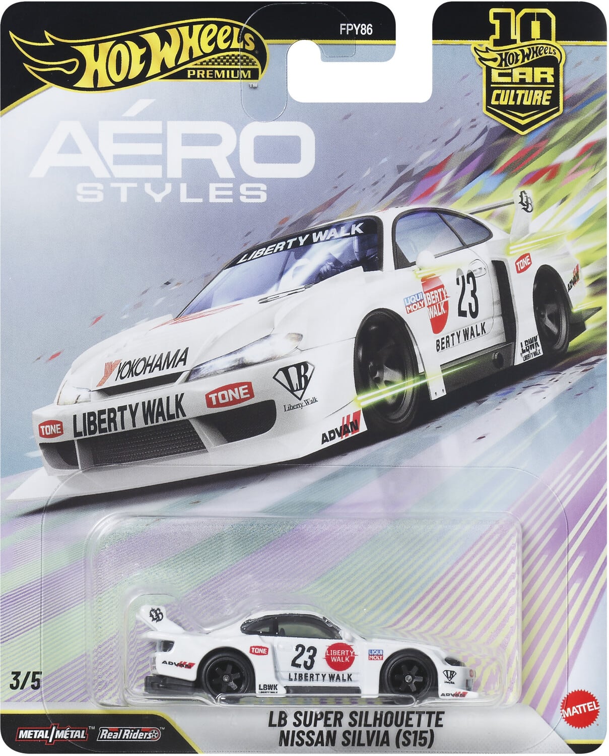 Mattel - Hot Wheels Premium: Aéro Styles LB Super Silhouette Nissan Silvia (S15) - COLLECTIBLES - Multicolor price history on PriceWatchPro