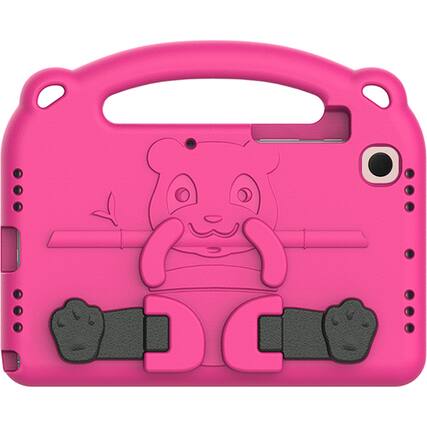 Front. SaharaCase - Teddy Bear KidProof Case for Samsung Galaxy Tab A8 - Pink.