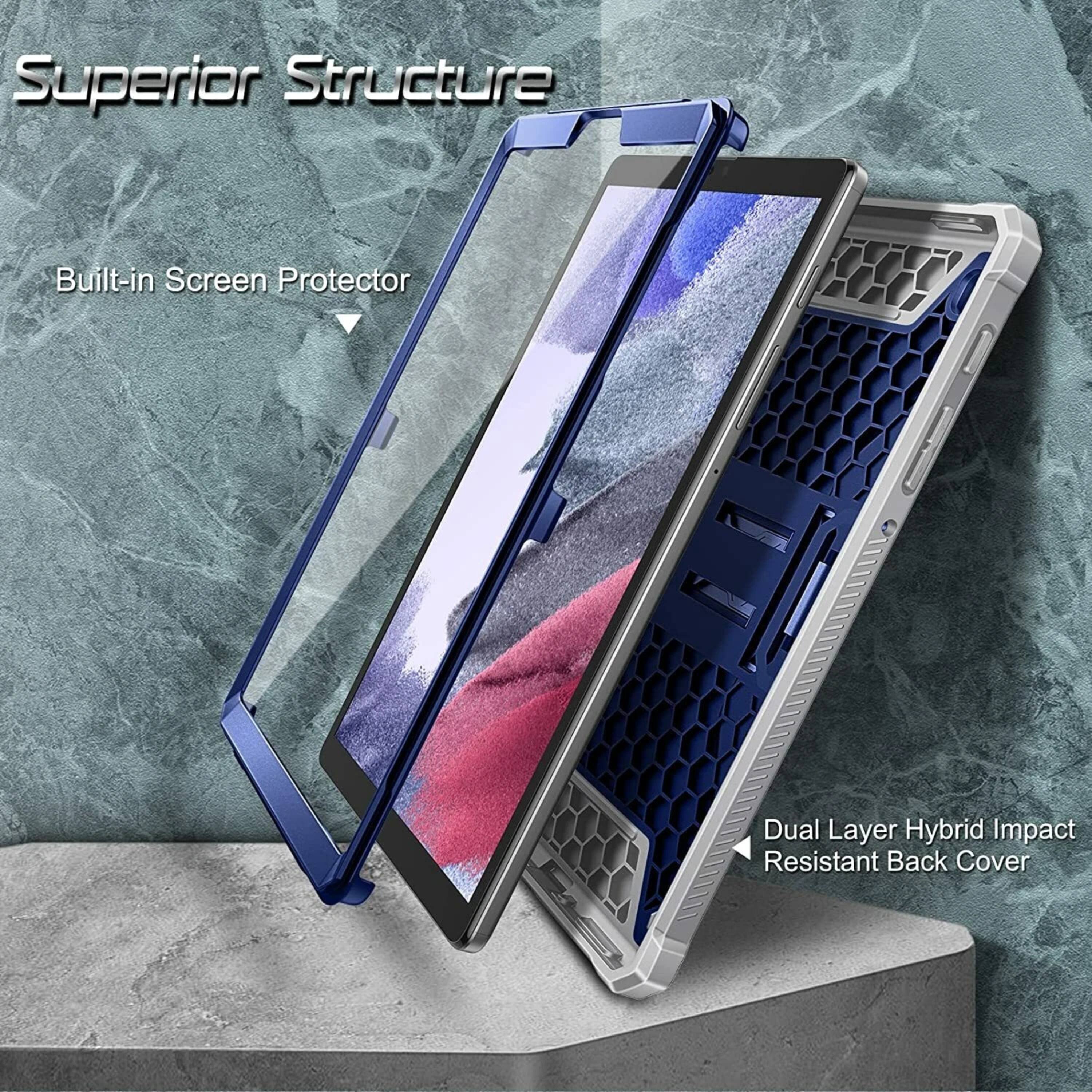Superior Structure  
Built-in Screen Protector  
Dual Layer Hybrid Impact Resistant Back Cover